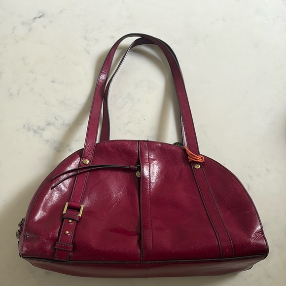 HOBO Handbags - Hobo – Beckon Leather Shoulder Bag, burgundy